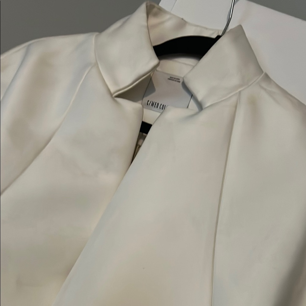 C/MEO Collective Crepe Women's Cream Jacket
